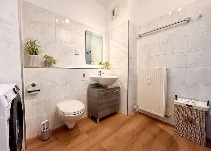 Business Bei Magdeburg Voll Ausgestattet Mit Highspeed Wlan Lägenhet